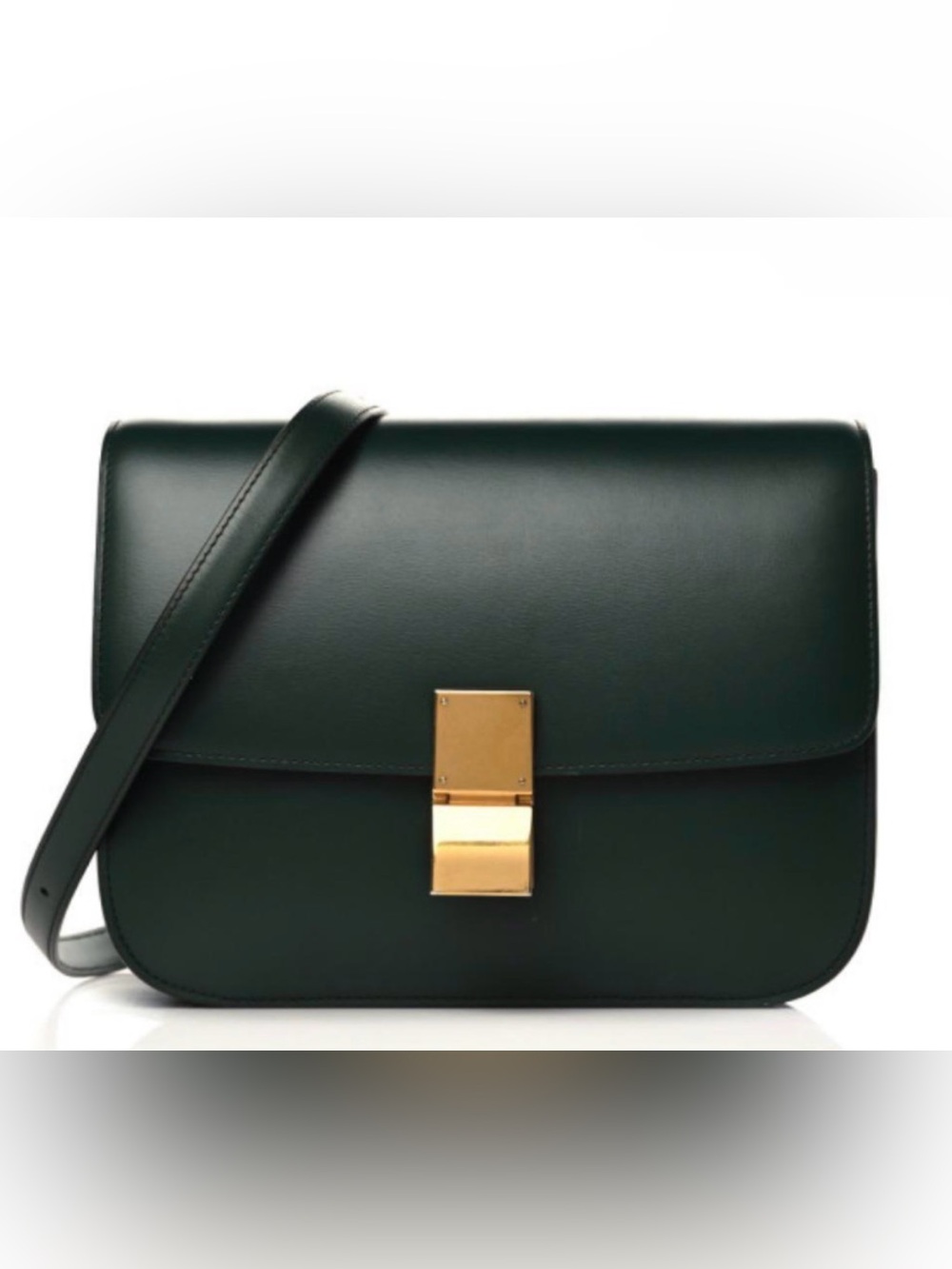 Celine Classic Box Bag Medium Amazone Green